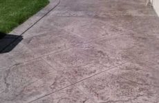 Stamped Concrete Patio Vista